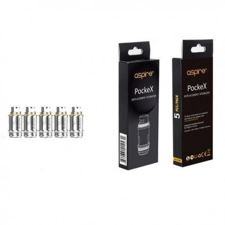 Aspire Aio PockeX U-Tech Coils 0.6ohm 5/PK