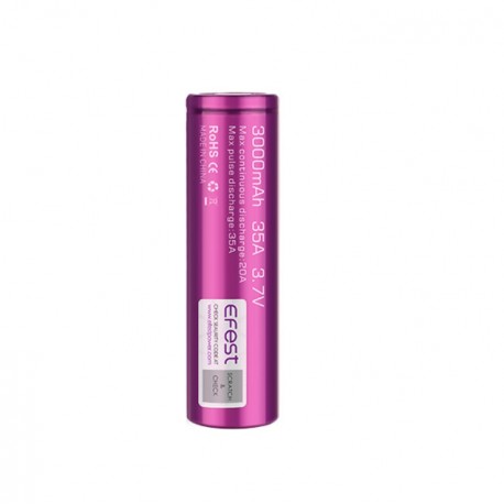 Efest Purple 18650 3000 mAh 35amp Battery