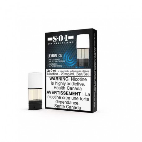 STLTH Lemon ice by Sub Ohm Invasion Pods